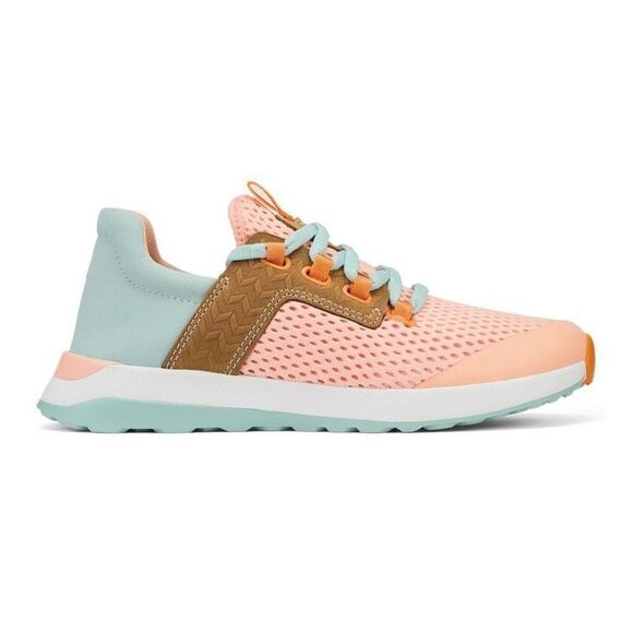 Olukai Sporty Wailuku Women’s Athletic Mesh Sneaker Orange Peach Swell Teal - Picture 3 of 13